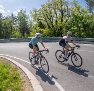 Trening kolesarstva cestna vožnja Aleksej Dolinšek trener kolesarstva