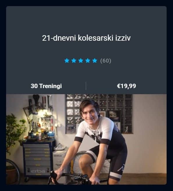 21 dnevni kolesarski izziv online program treninga Aleksej Dolinšek